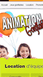 Mobile Screenshot of animationgonflable.com